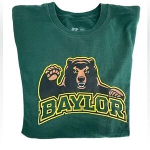 EUC Baylor Bears Green Short Sleeve Baylor University- Size Small